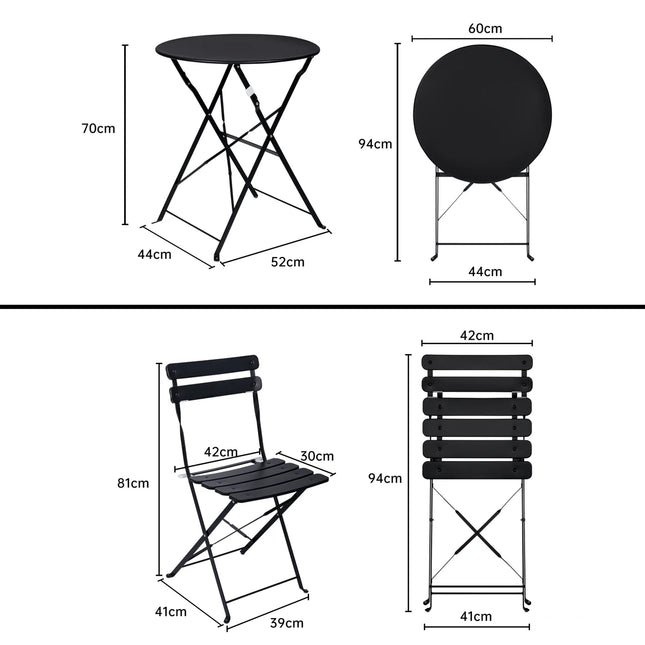 Set de 3 muebles para Jardín estilo bistró