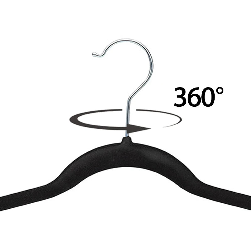 Pack de perchas antideslizantes aterciopeladas negrasPerchasHome & Garden > Household Supplies > Storage & Organization > Clothing & Closet Storage > Hangers