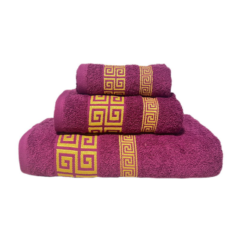 Set de toallas de baño con estampadoToallas