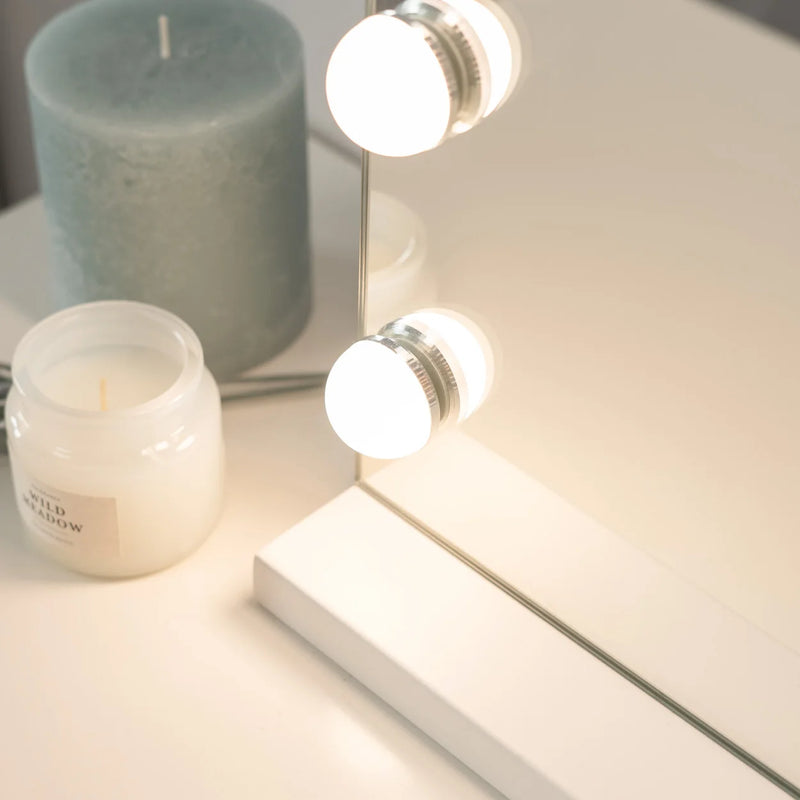 Espejo de tocador con 3 modos de luz con base extraíbleEspejosHealth & Beauty > Personal Care > Cosmetics > Cosmetic Tools > Makeup Tools > Face Mirrors