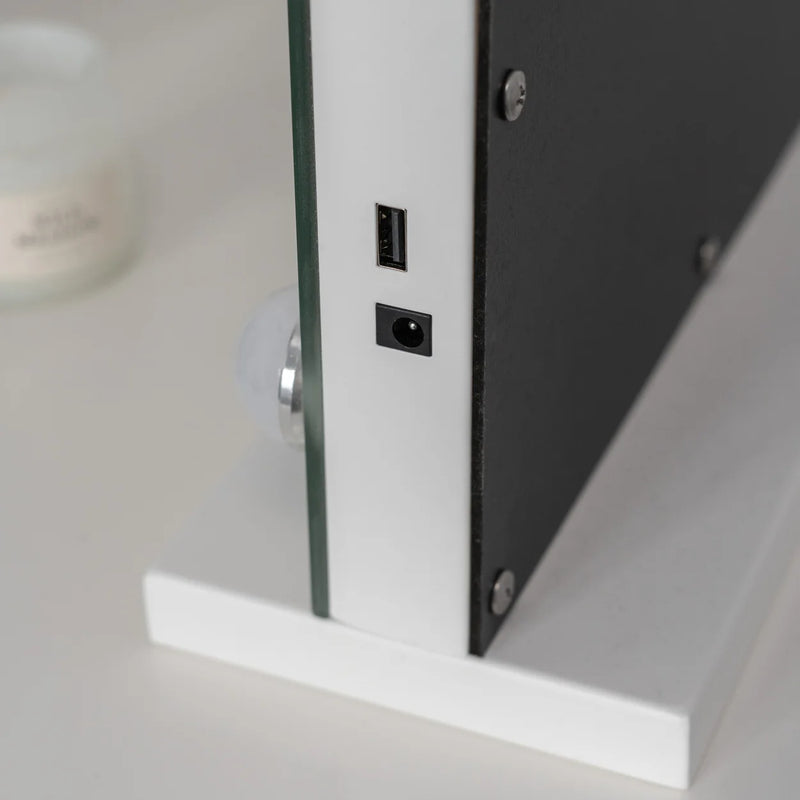 Espejo de tocador con 3 modos de luz con base extraíbleEspejosHealth & Beauty > Personal Care > Cosmetics > Cosmetic Tools > Makeup Tools > Face Mirrors