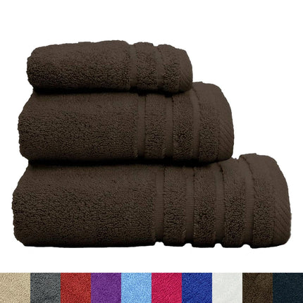 Set of 3 plain bath towels