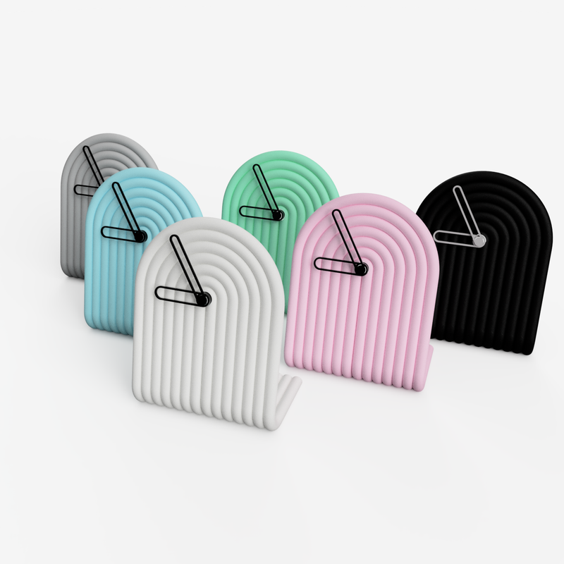 Reloj de Escritorio Estilo Bauhaus | Reloj de Arco Texturizado | Decoración Moderna y GeométricaRelojHome & Garden > Decor > Clocks