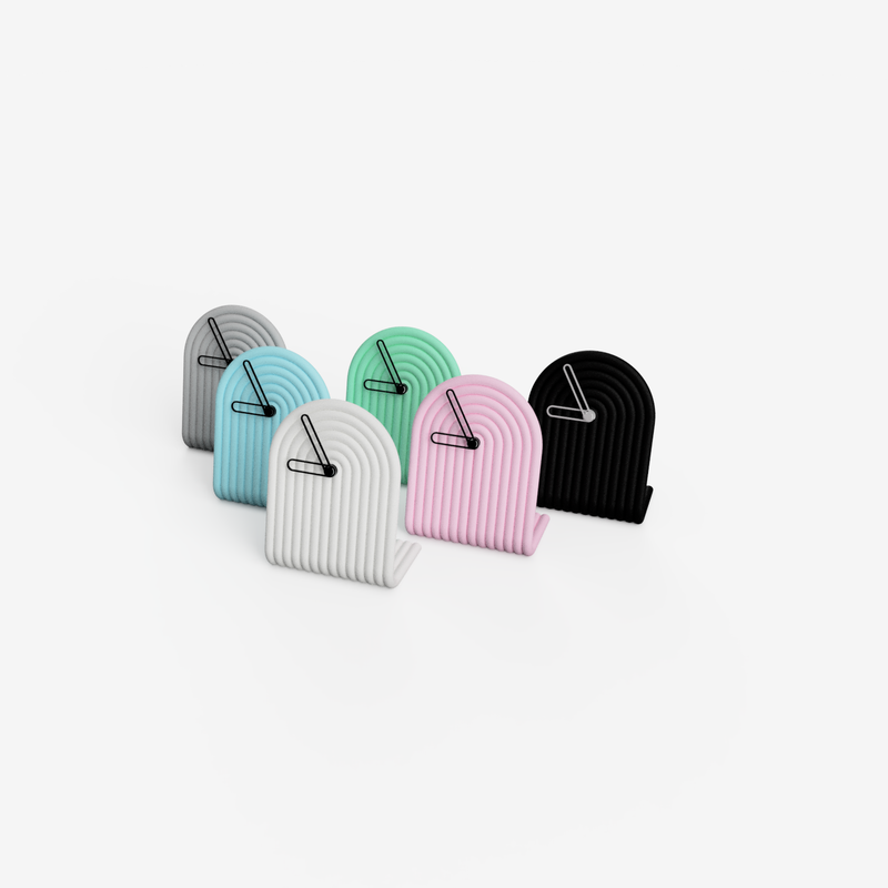 Reloj de Escritorio Estilo Bauhaus | Reloj de Arco Texturizado | Decoración Moderna y GeométricaRelojHome & Garden > Decor > Clocks