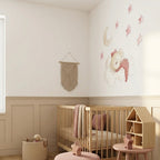 Children's decorative vinyl on the cloud with hand-drawn drawings