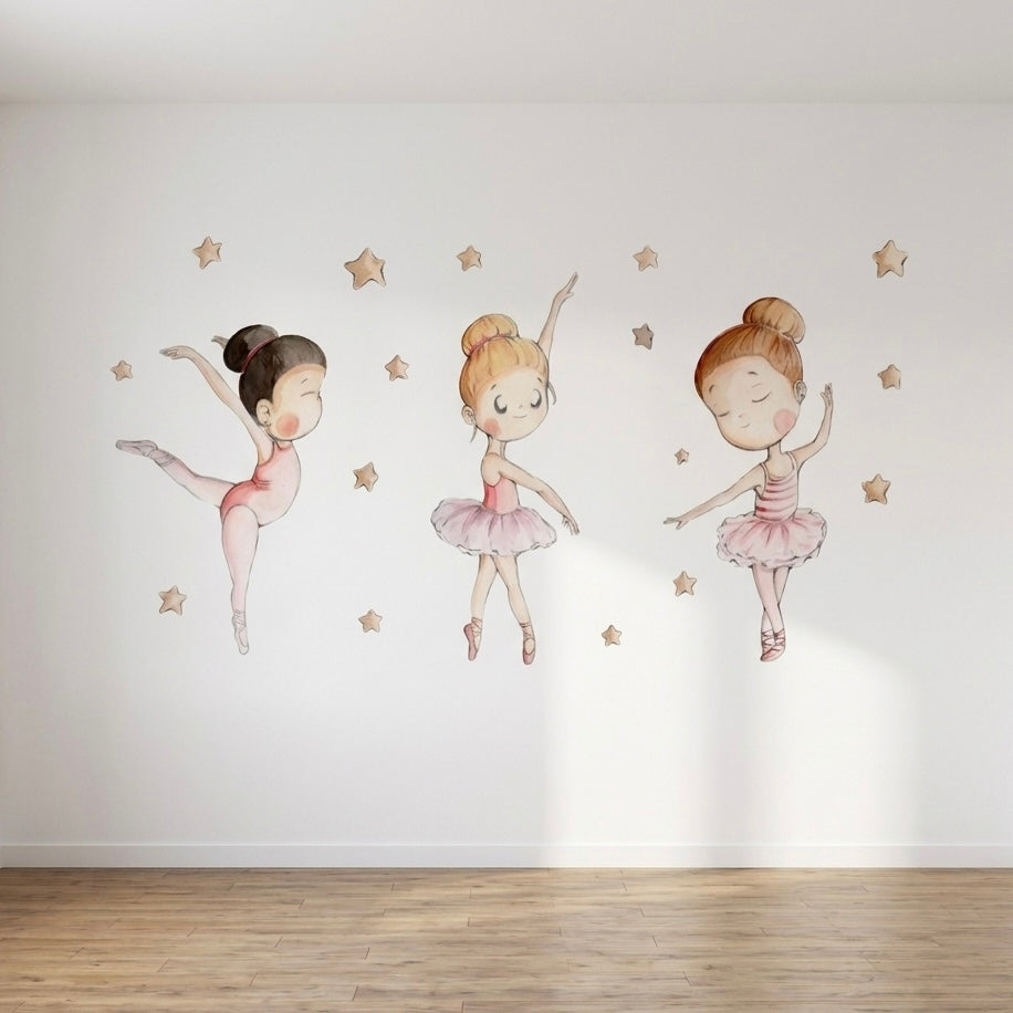 WE DANCE Children's Decorative Vinyl | Hand-Painted for Kids