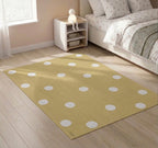 Non-slip vinyl rug 120x160 cm | mustard