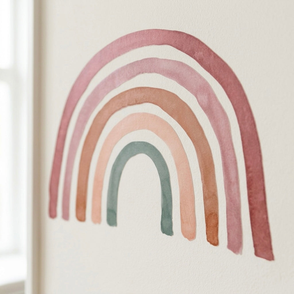 Vinilo decorativo infantil Rainbow | reposicionable