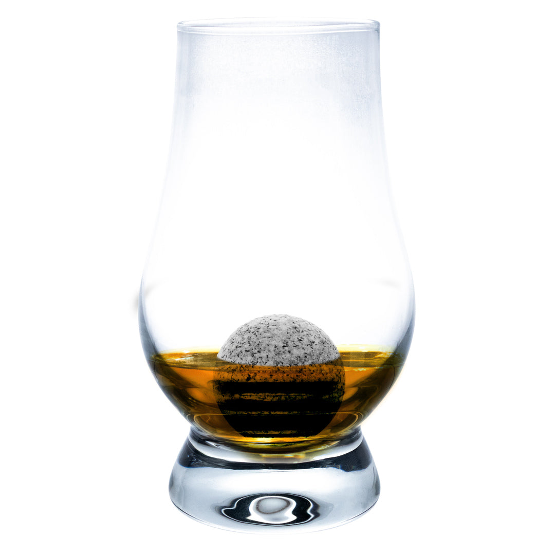 Set of 2 Classic Whiskey Glasses with Chilling Stones and Tongs