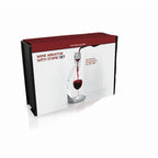 Set aireador de vino con peana