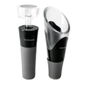 Pourer and vacuum stopper set
