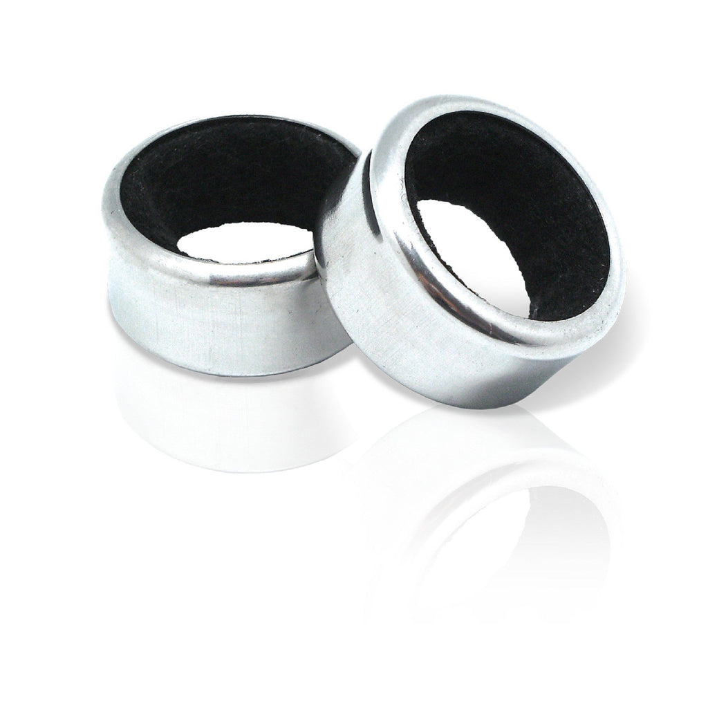 Silver Anti-Drip Wine Ring Set