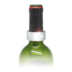 Silver Anti-Drip Wine Ring Set