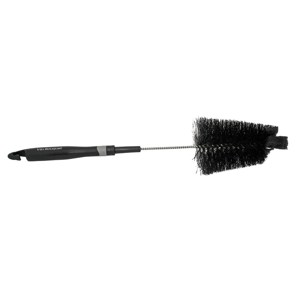 Decanter and glass cleaning brush