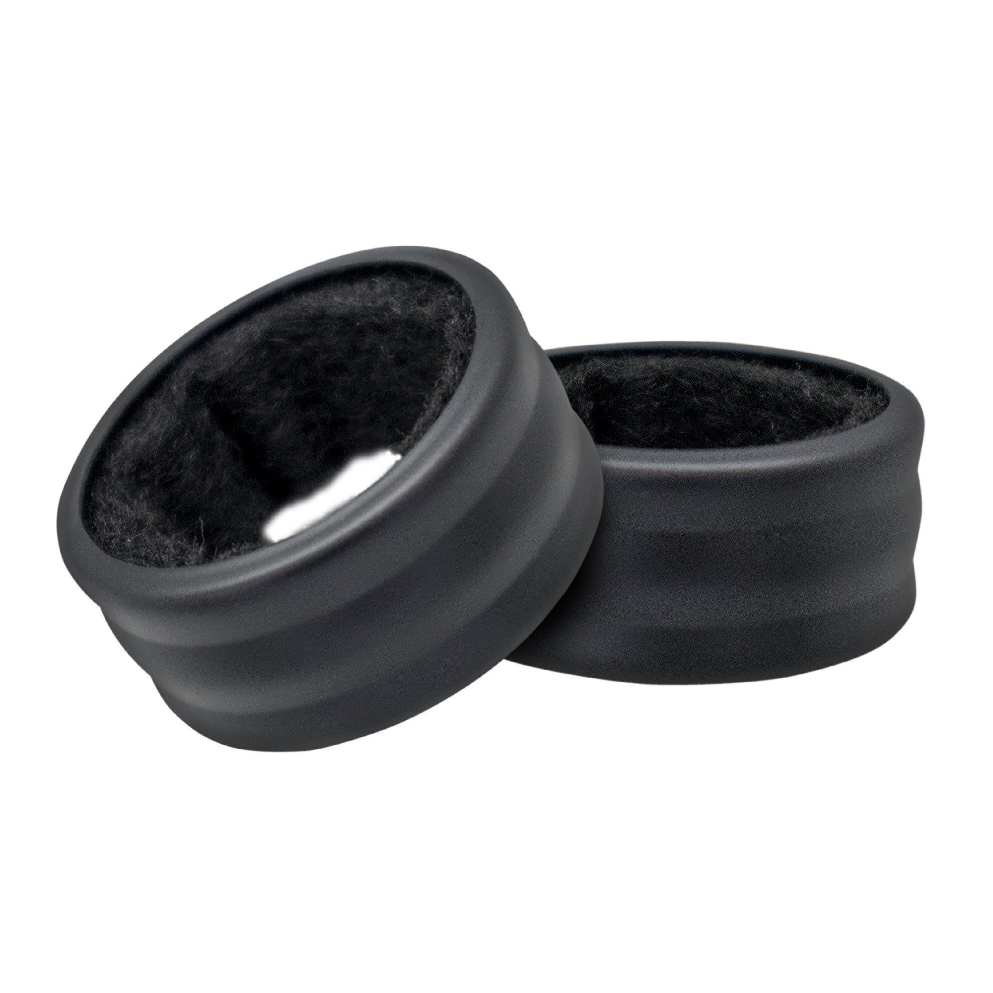Black Drip Stop Rings for Wine