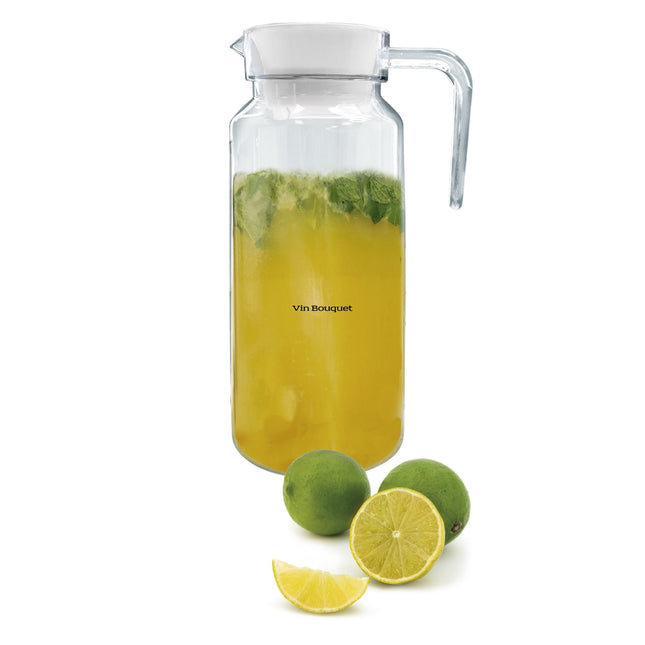 Jarra Acrílica 1L con Tapa Hermética