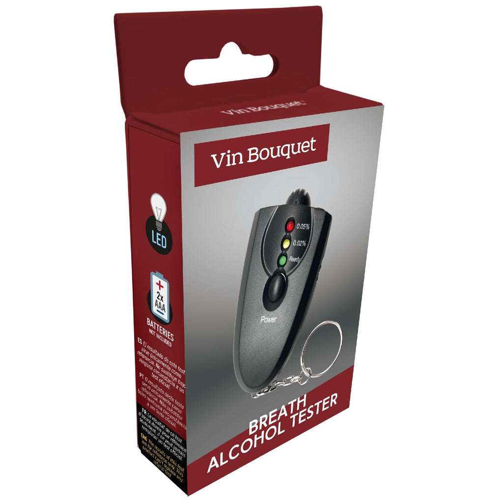 Digital keychain breathalyzer