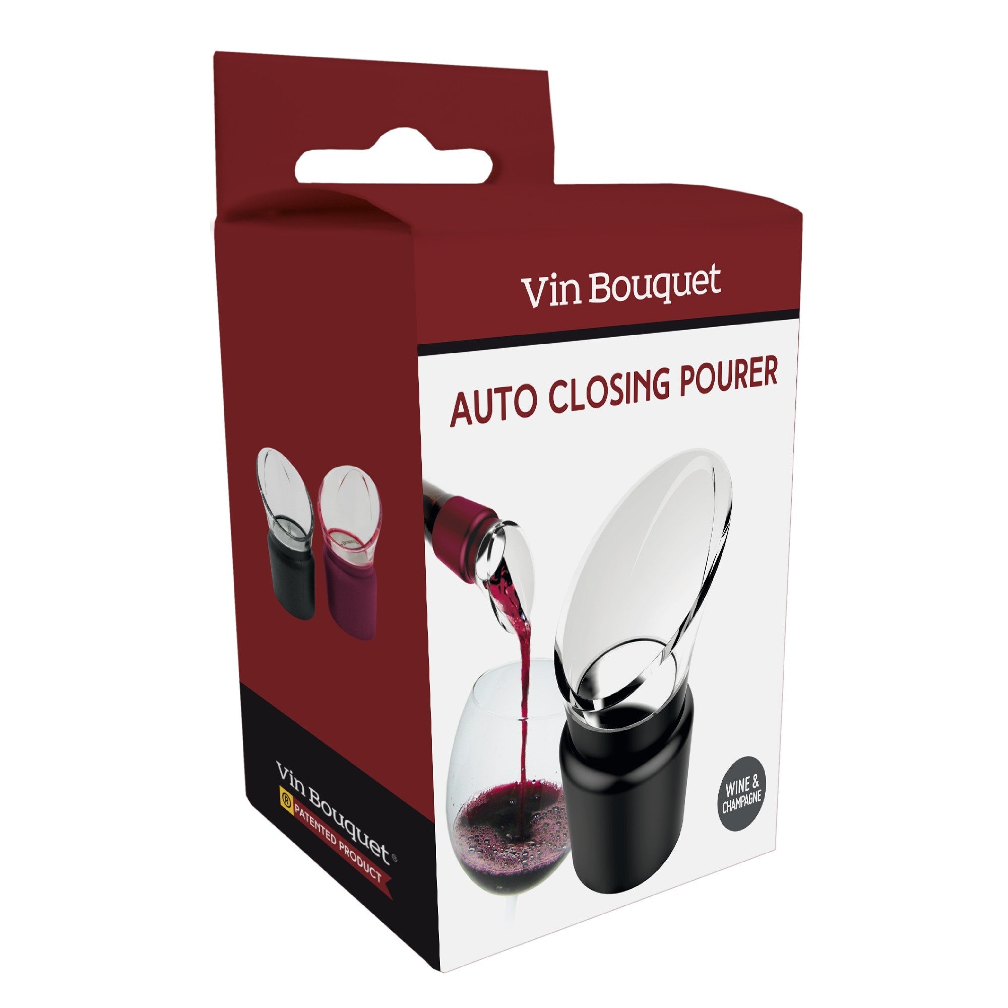 Automatic drip-stop pourer 2 pcs