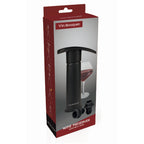 Black Manual Vacuum Pump with 2 Stoppers