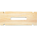 Botellero de madera de pino para 12 botellas apilable