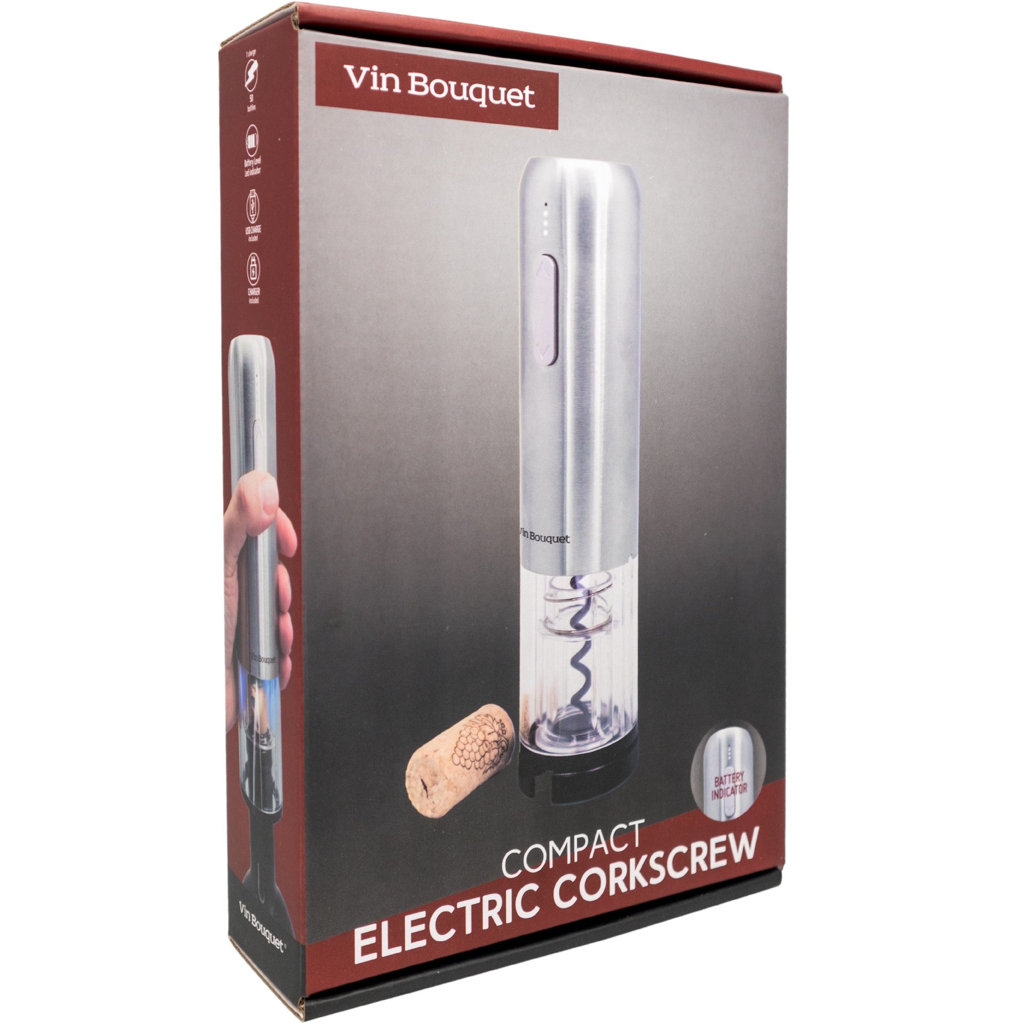 Compact Electric Corkscrew