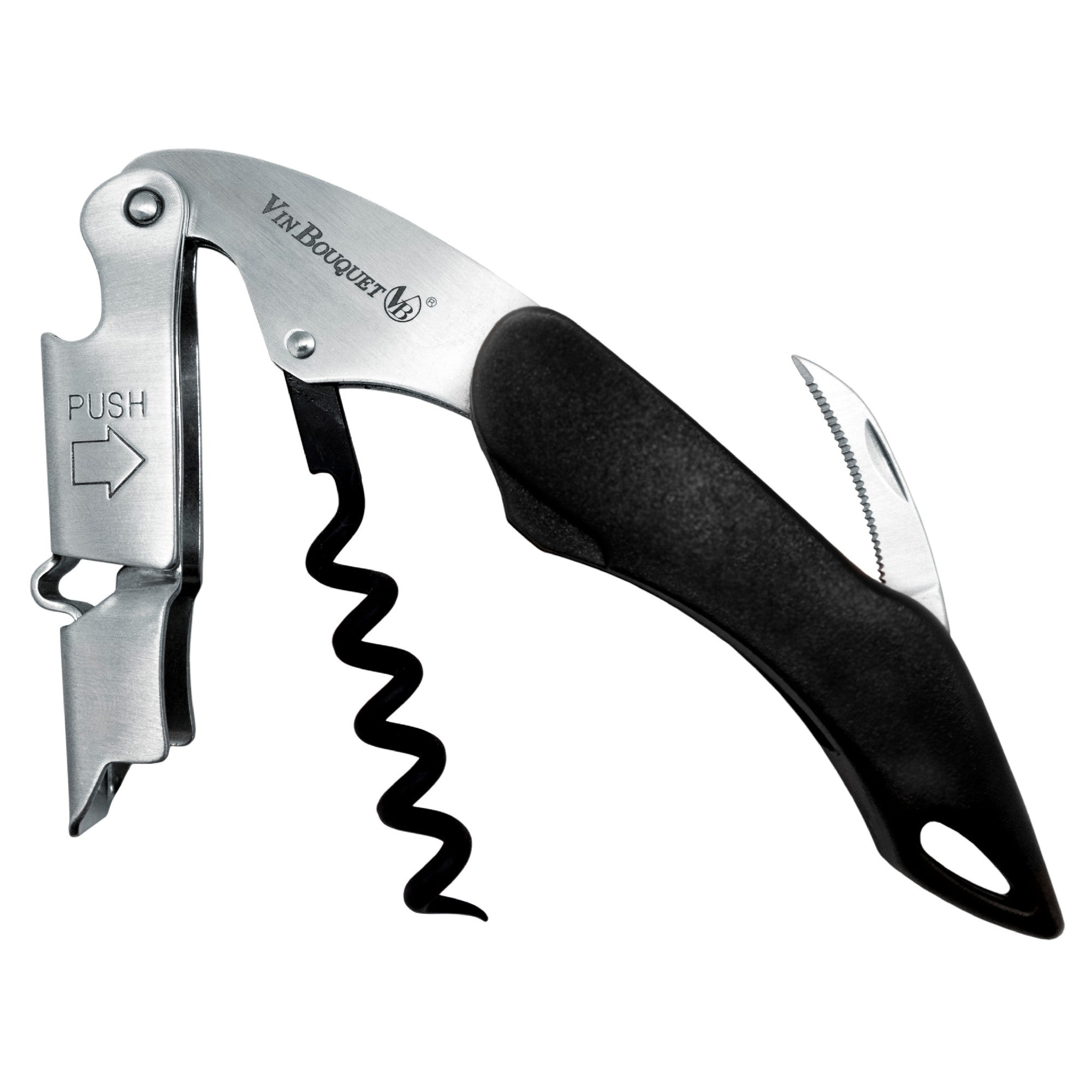 Professional 2-step corkscrew assorted colors