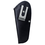 Leather corkscrew case with metal clip