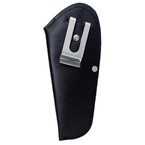 Funda de piel para sacacorchos con clip metálico