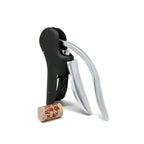 Lever corkscrew with ergonomic handles