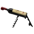Wine bottle shaped corkscrew with magnet