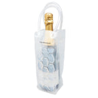 Bolsa enfriadora de gel transparente para botellas