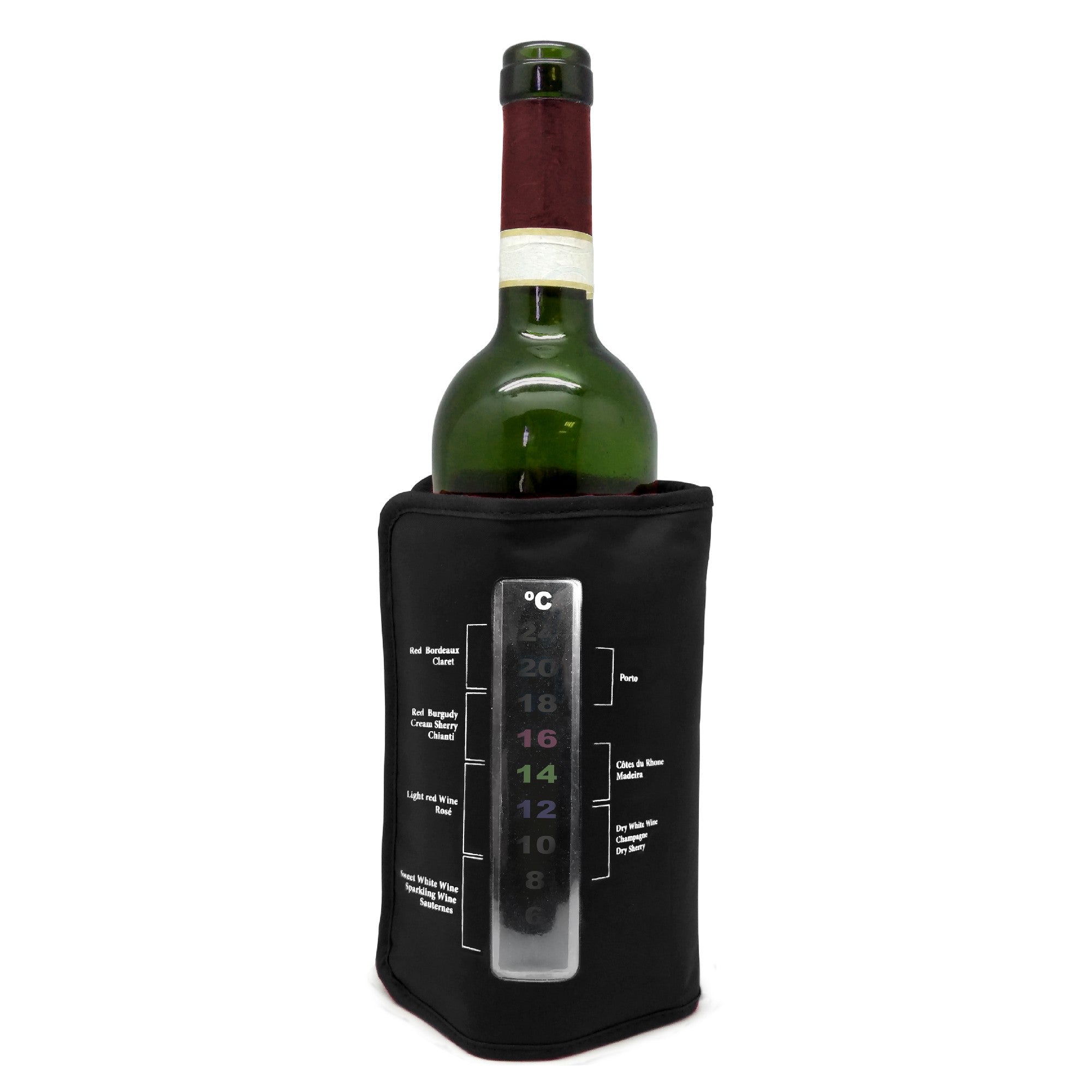Funda Enfriadora para Vino con Termómetro