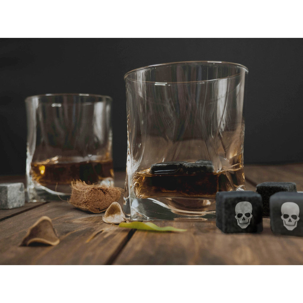 Cubos de gelo em forma de caveira para arrefecer bebidas, 9 unidades