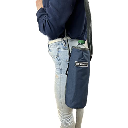 Bolsa isotérmica para botella con correa ajustable