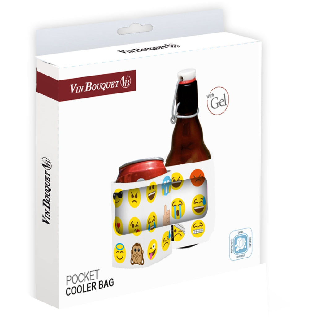 Capa térmica para latas com emoticons