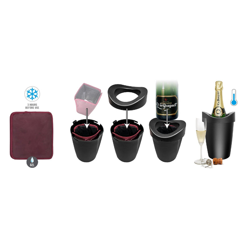 Cubitera Enfriadora de Vino con Funda