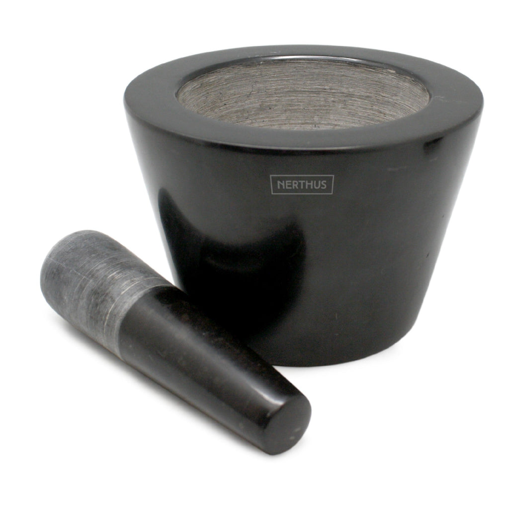Argamassa de mármore preto tradicional e durável