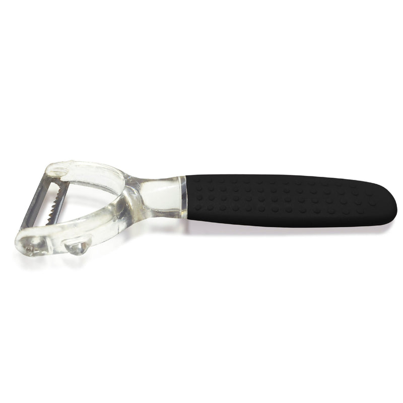 Pelador Y con cuchilla lisa y mango ergonómico