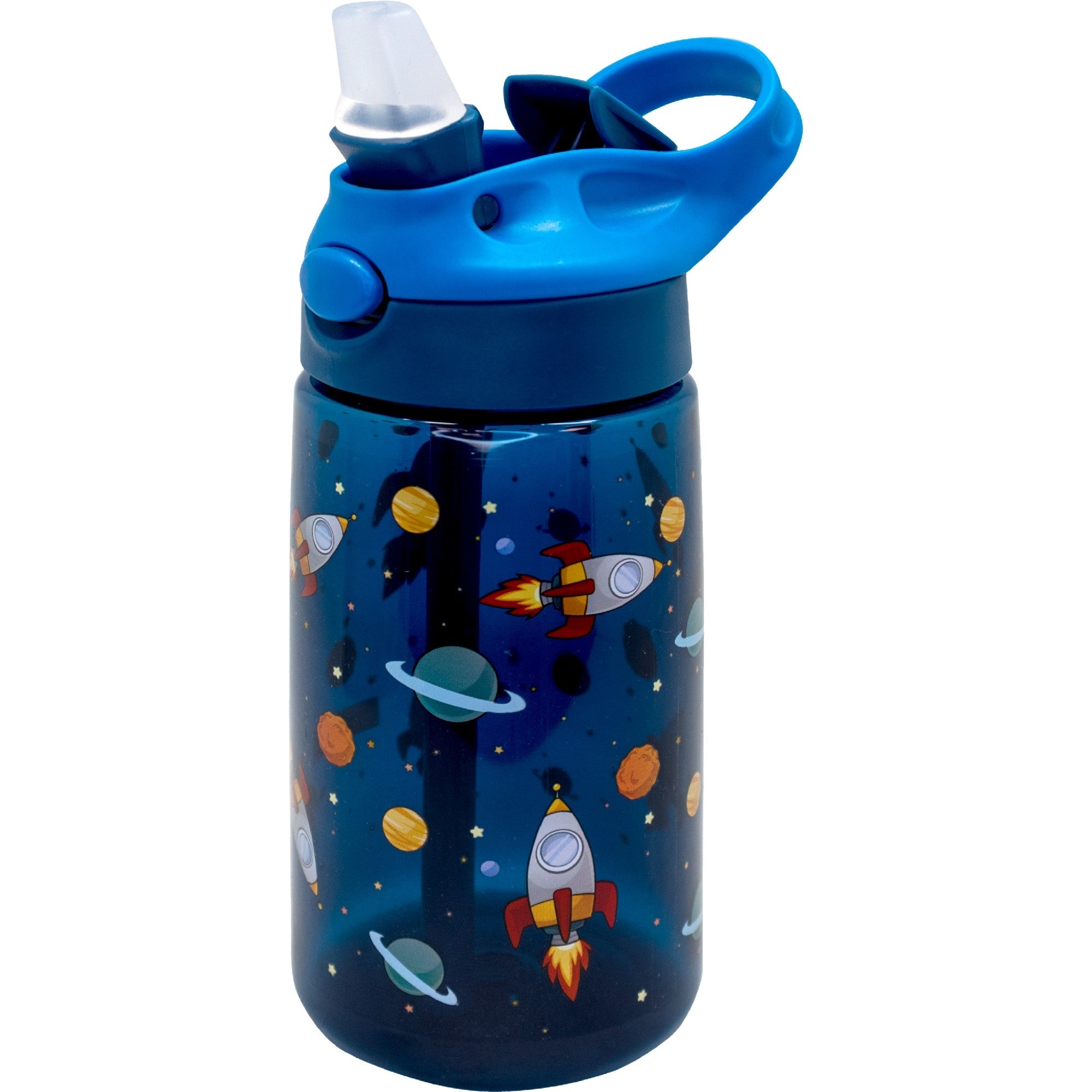 Botella Infantil Tritán 450 ml con Pajita