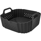Tabuleiro de silicone perfurado para fritadeira a ar