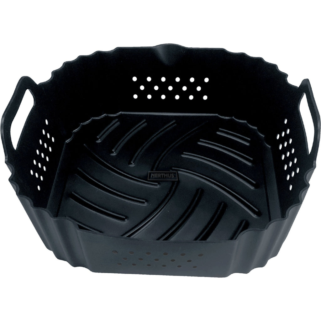 Tabuleiro de silicone perfurado para fritadeira a ar