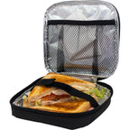 Bolsa Isotérmica Reutilizable para Sándwich Negra