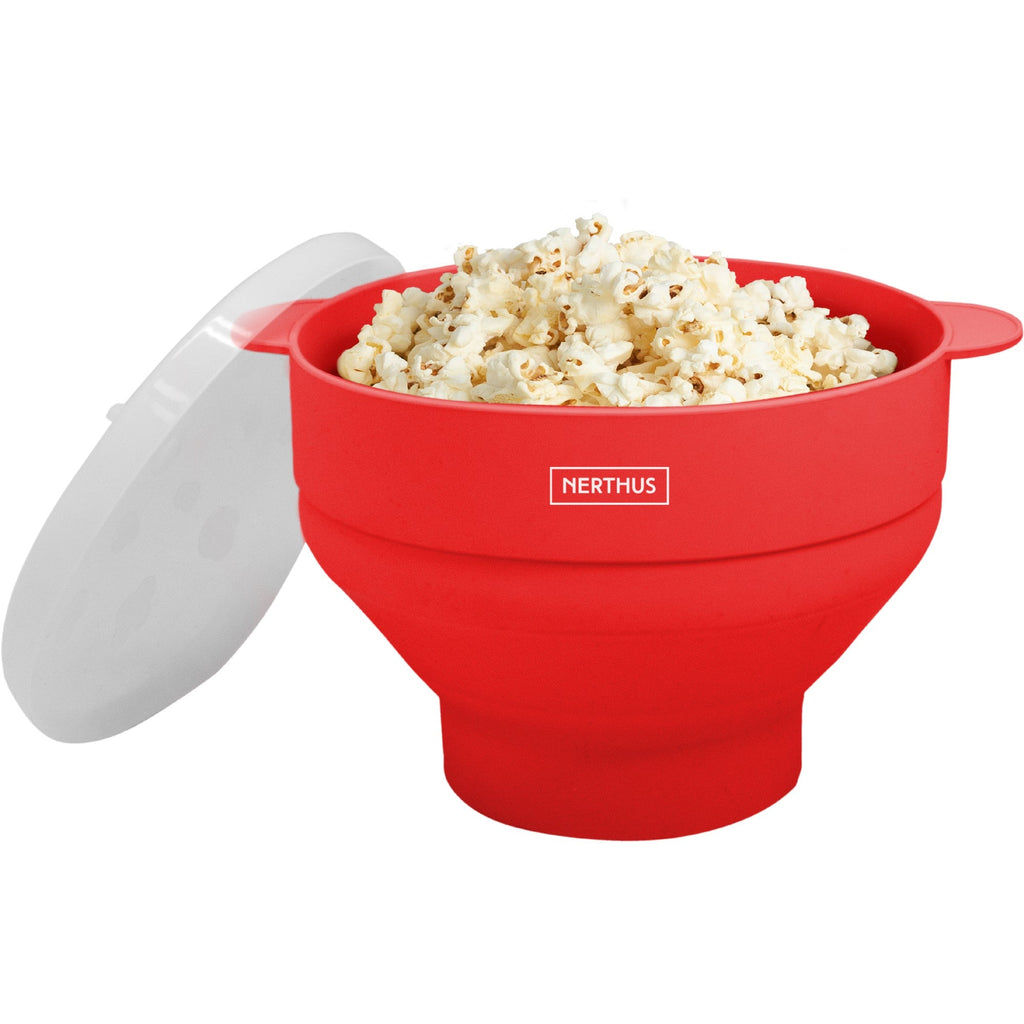 Silicone microwave popcorn maker