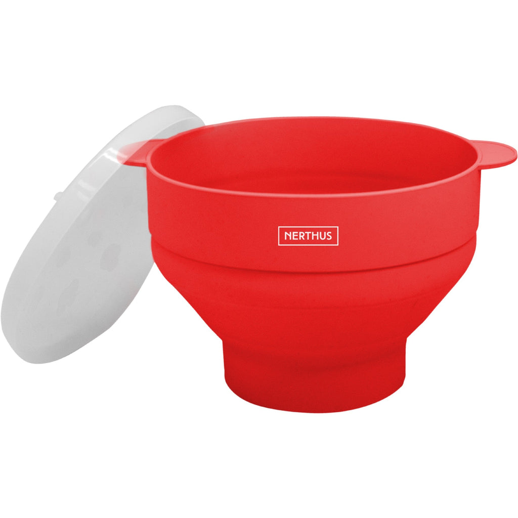 Silicone microwave popcorn maker