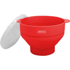 Silicone microwave popcorn maker