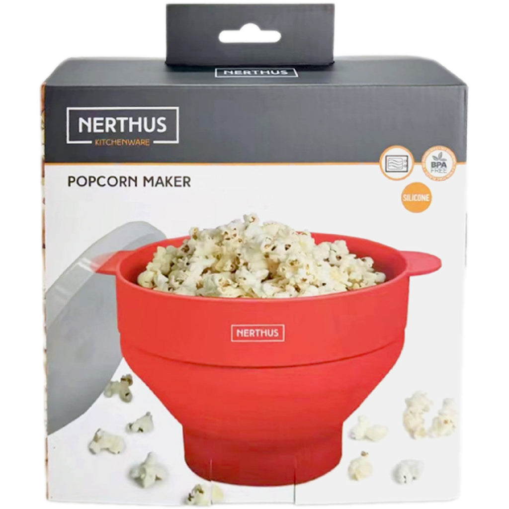 Silicone microwave popcorn maker
