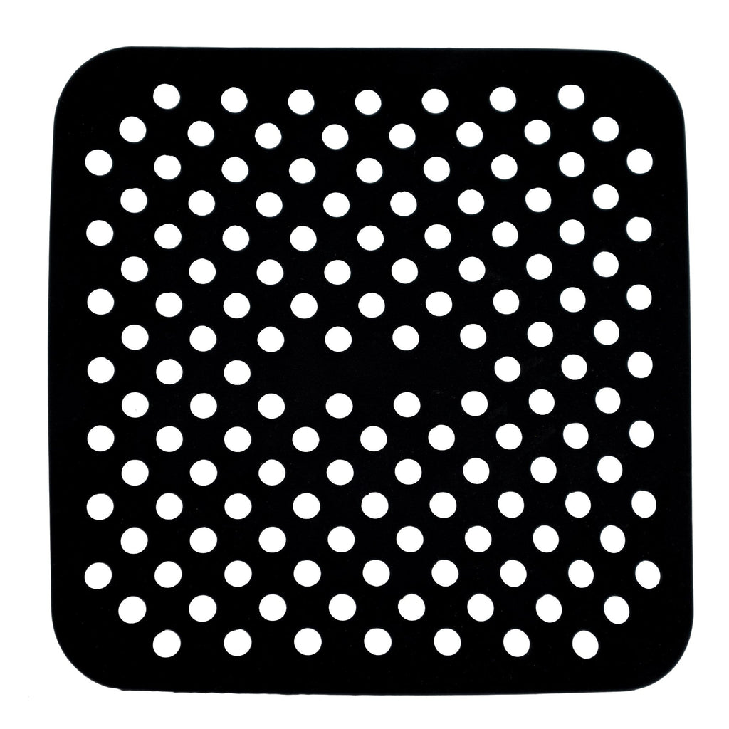 Perforated Silicone Air Fryer Tray – 19x19 cm, Reusable