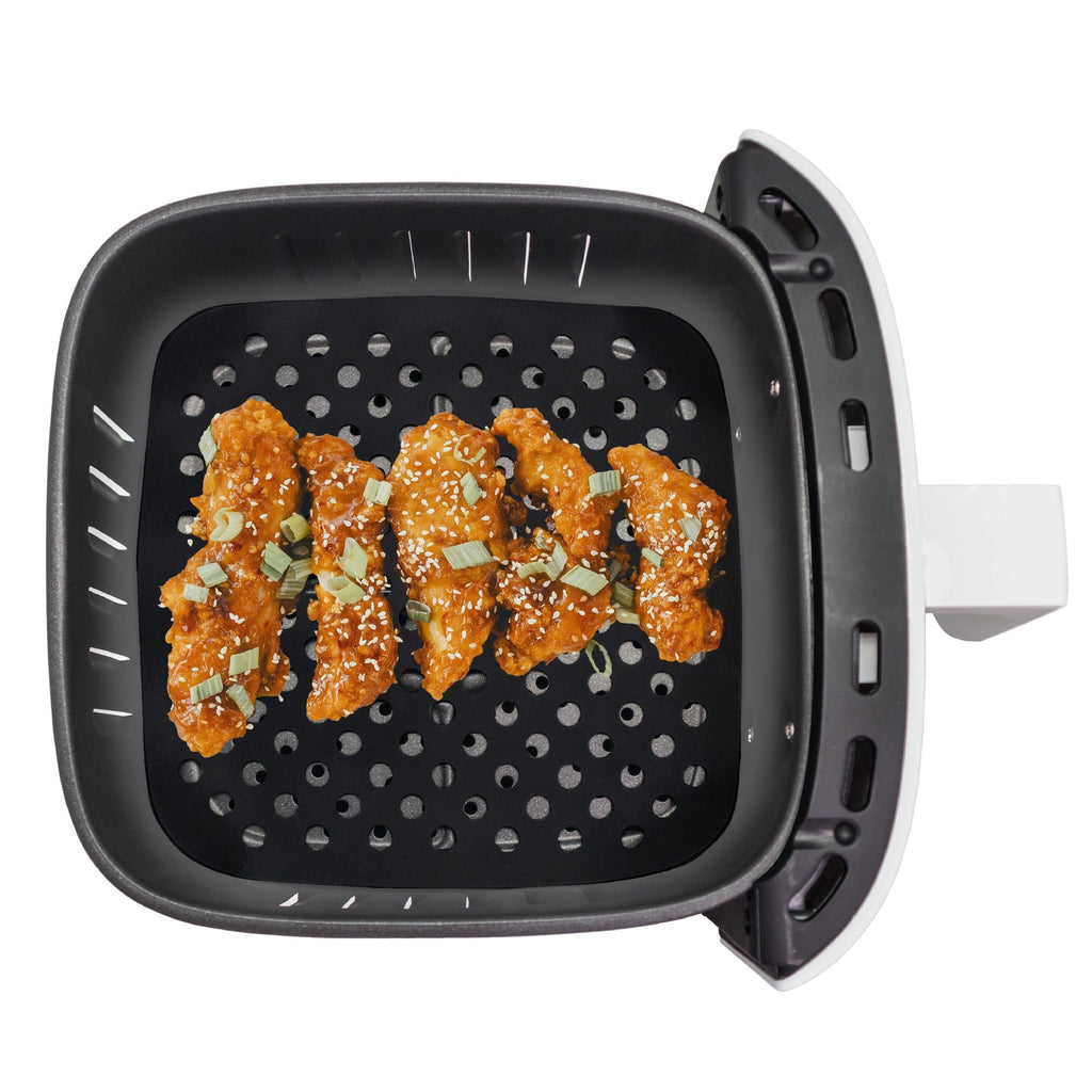 Perforated Silicone Air Fryer Tray – 19x19 cm, Reusable