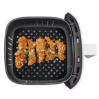 Perforated Silicone Air Fryer Tray – 19x19 cm, Reusable