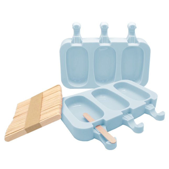 Moldes de Silicona para Helado + 50 Palitos